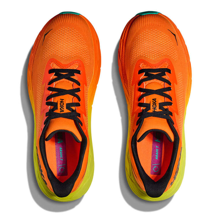 HOKA Mens Arahi 7 Running Shoes - Orange/Yellow