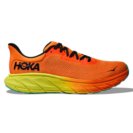 HOKA Mens Arahi 7 Running Shoes - Orange/Yellow