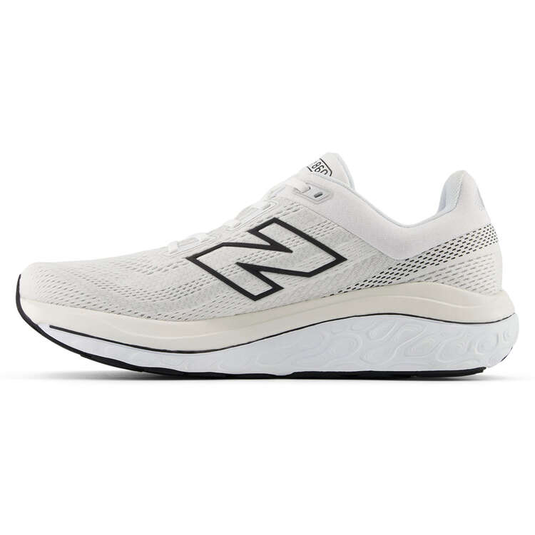 New Balance Mens 860 V14 Running Shoes - White/Black