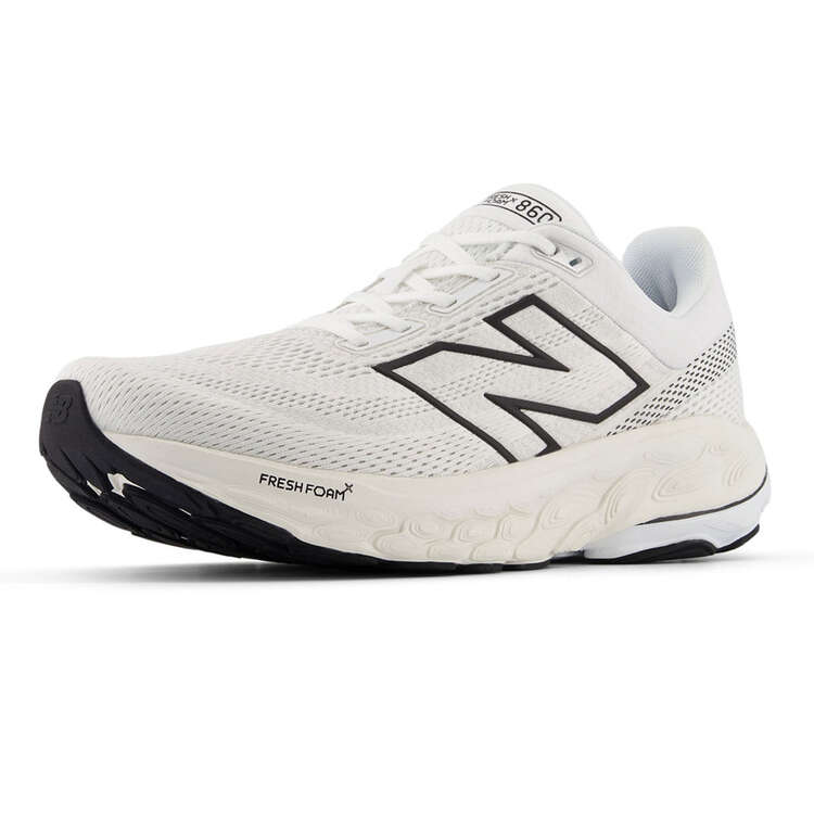 New Balance Mens 860 V14 Running Shoes - White/Black