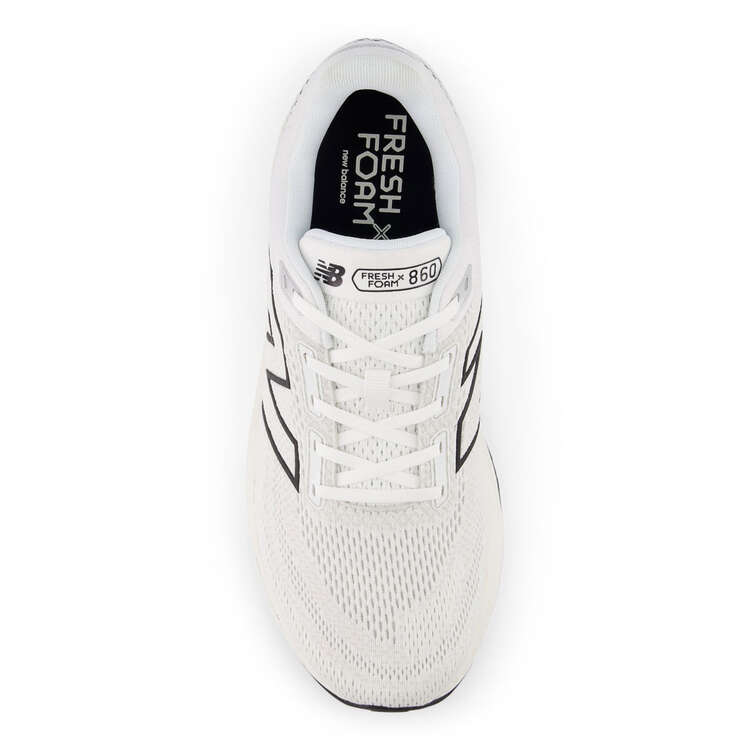 New Balance Mens 860 V14 Running Shoes - White/Black