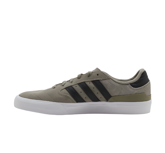 Adidas Men's Busenitz Vulc Ii Sneakers Shoe - Silver Pebble/ Carbon/ Gold Metallic