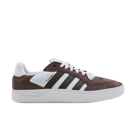 Adidas Men's Tyshawn Low Sneakers Shoe - Brown / Cloud White / Gold Metallic