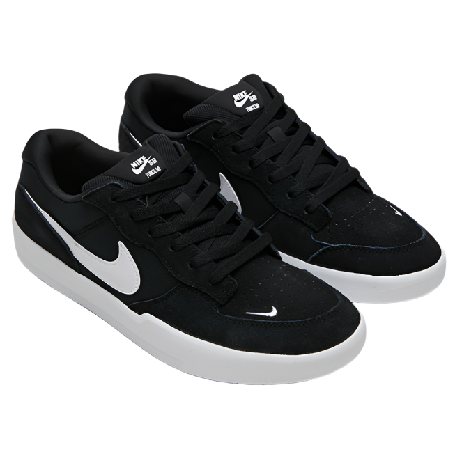 Nike Men's Sb Force 58 Sneakers Shoe - Black White