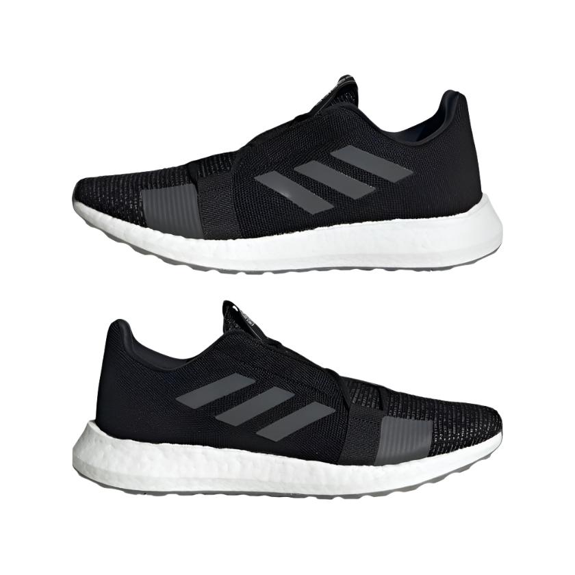 Adidas Mens Sportswear Senseboost GO Running Shoes - Core Black / Grey