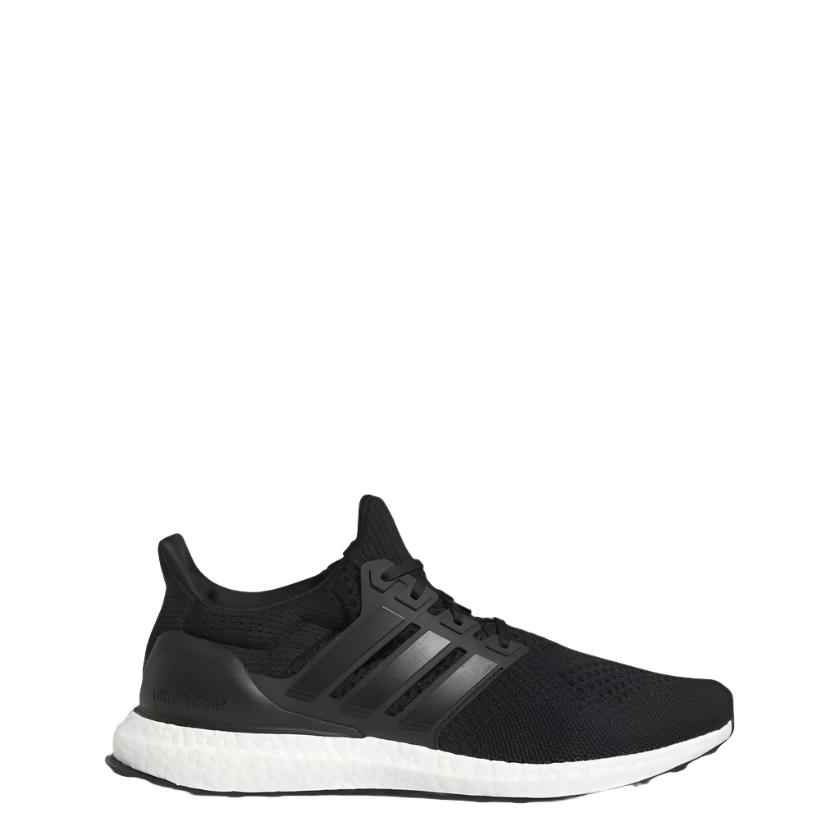 Adidas Mens Sportswear Ultraboost 1.0 Running Shoes - Core Black /Green/White