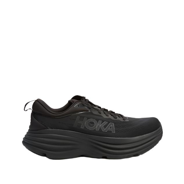 HOKA Mens Bondi 8 Running Shoes - Black/Black