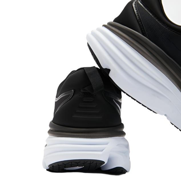 HOKA Mens Bondi 8 Running Shoes - Black/White