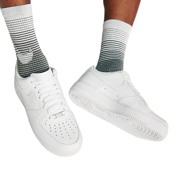 Nike Mens Air Force Sneakers Shoes - White/White