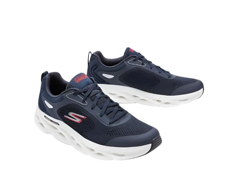 Skechers Mens GOrun Swirl Tech Speed Running Shoes - Navy