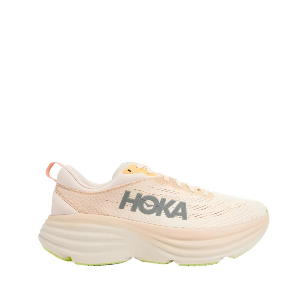 HOKA Women's Bondi 8 Running Shoes - Cream/Vanilla