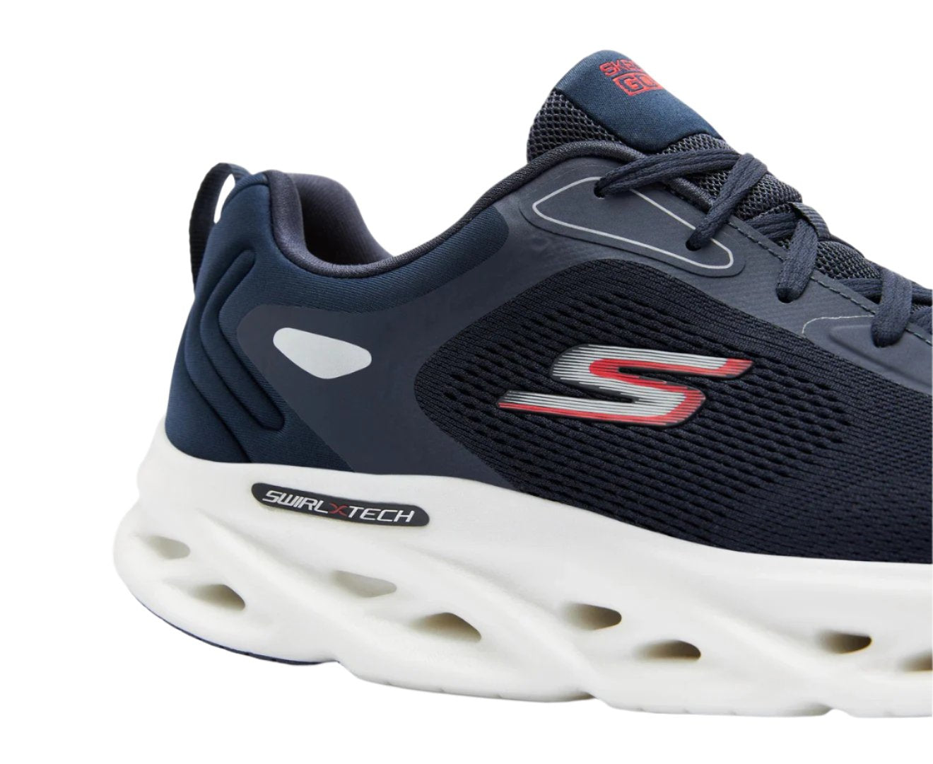 Skechers Mens GOrun Swirl Tech Speed Running Shoes - Navy