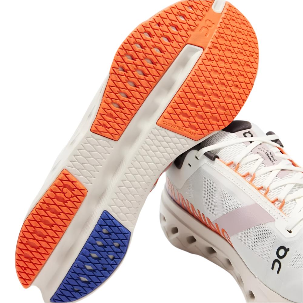 On Mens Cloudsurfer Next Running Shoes - White/Flame