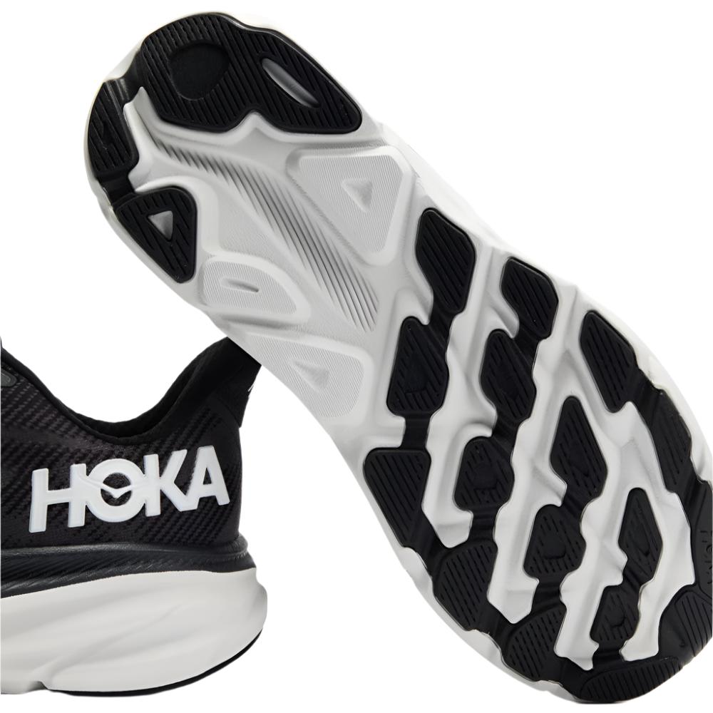 HOKA Women's Clifton 9 Running Shoes - Black/White