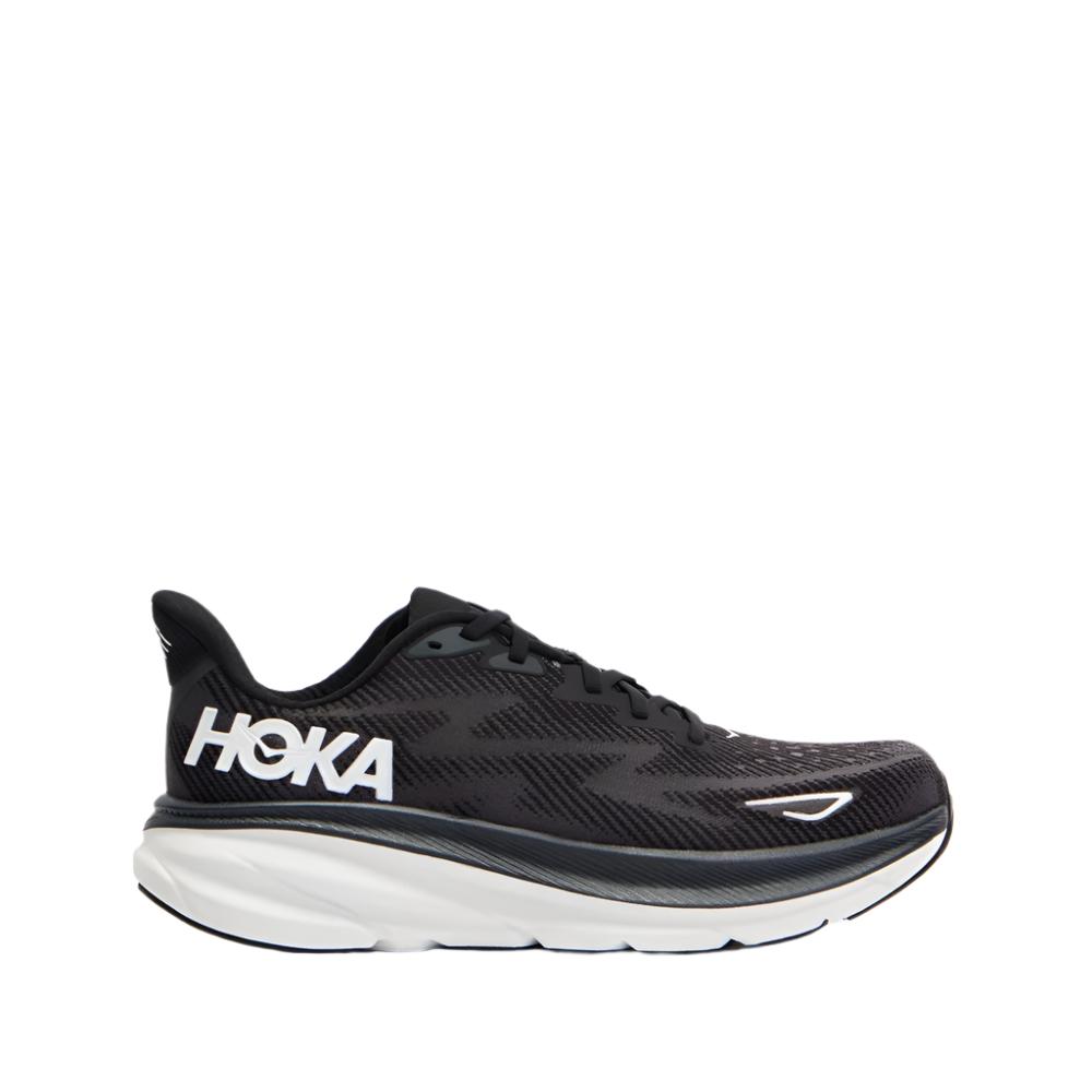 HOKA Women's Clifton 9 Running Shoes - Black/White