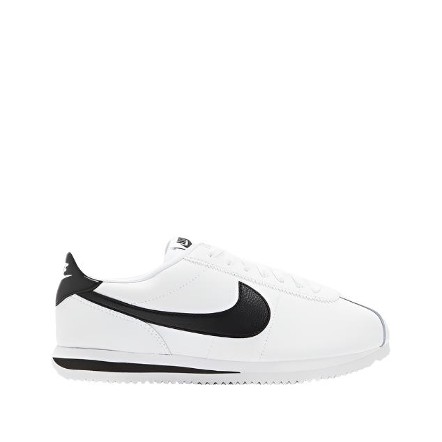 Nike Unisex Cortez Swoosh Sneakers Shoes - White/Black