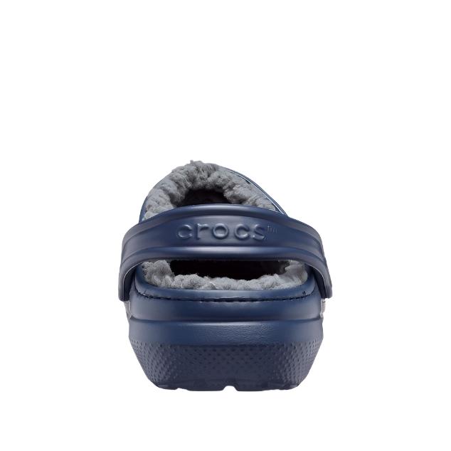 Crocs Unisex Classic Lined Clogs - Navy/Charcoal