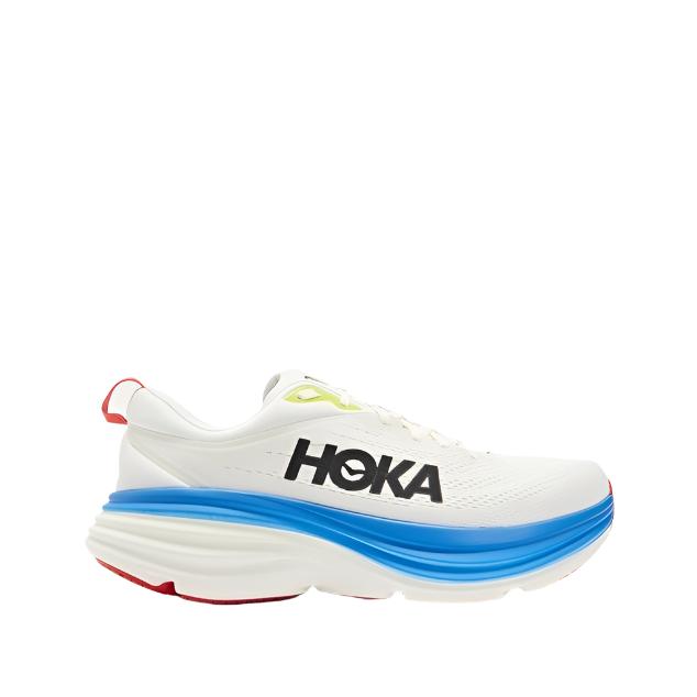 HOKA Mens Bondi 8 Running Shoes - Blac De Blanc/ Virtual Blue