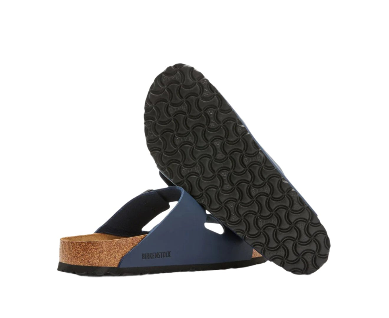 Birkenstock Unisex Arizona Soft Footbed Regular Fit Sandals - Navy