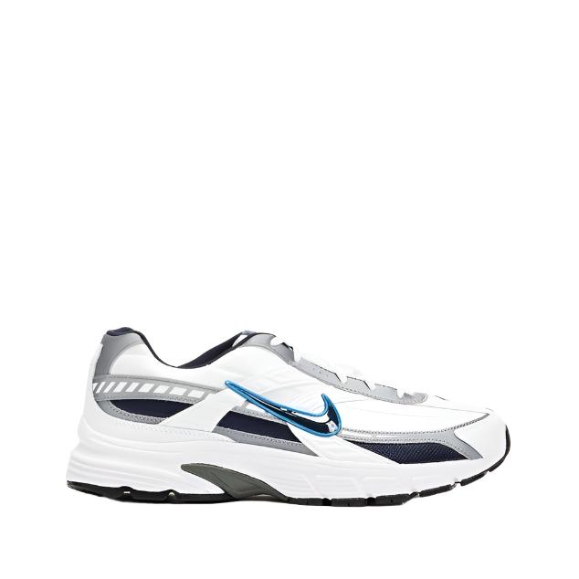 Nike Mens Initiator Sneakers Running Shoes -White/Obsidian/Metallic Cool Grey