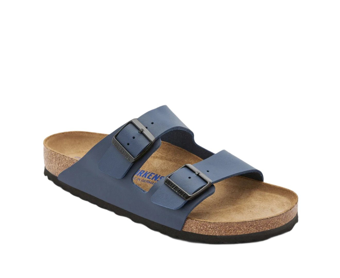 Birkenstock Unisex Arizona Soft Footbed Regular Fit Sandals - Navy