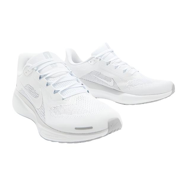 Nike Mens Air Zoom Pegasus 41 Running Shoes - White/Pure Platinum