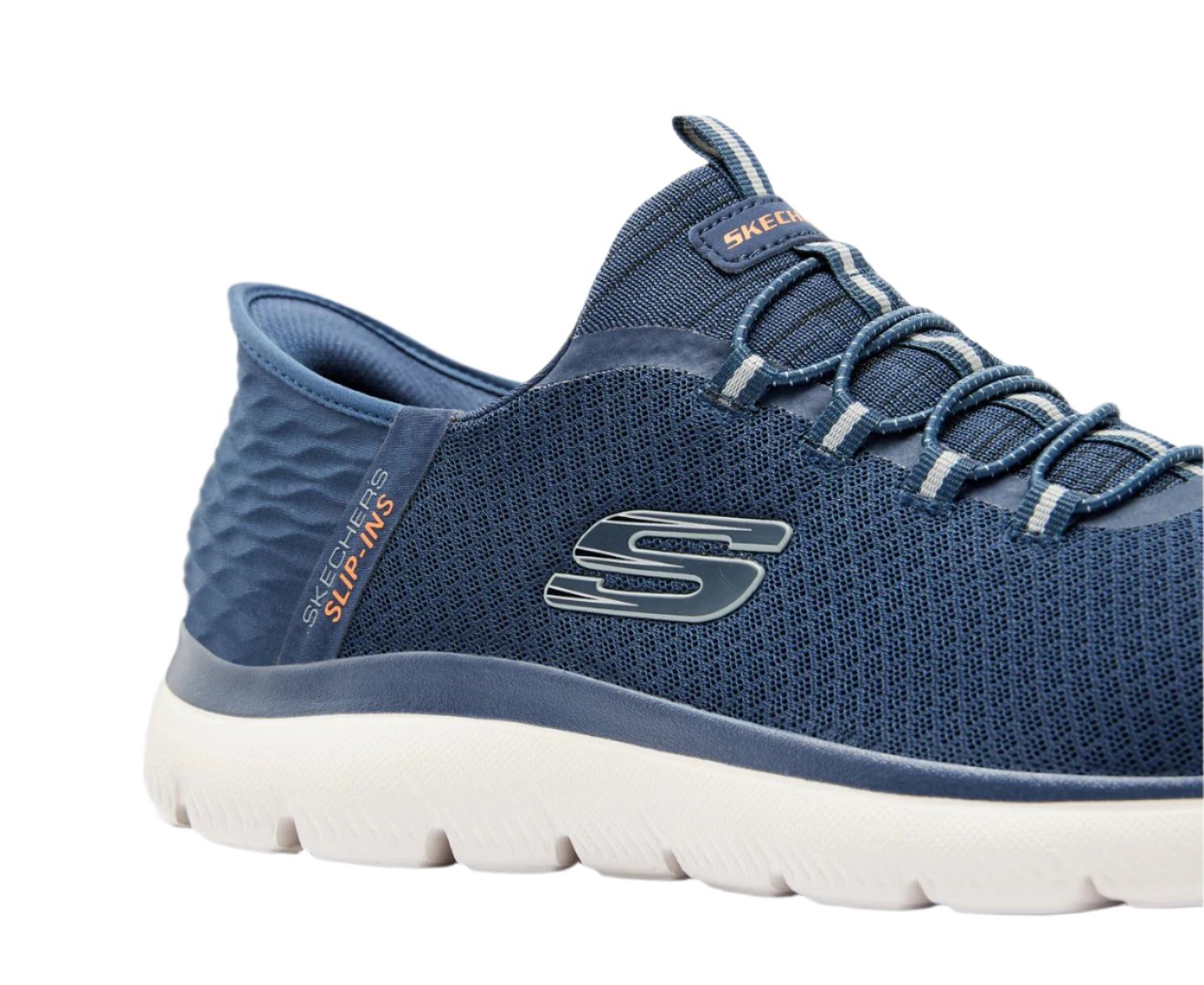 Skechers Mens Slip-Ins Summits High Range Sneakers - Navy