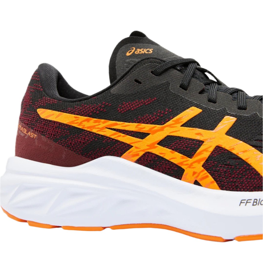 ASICS Mens DynaBlast 3 Running Shoes - Black/Bright Orange