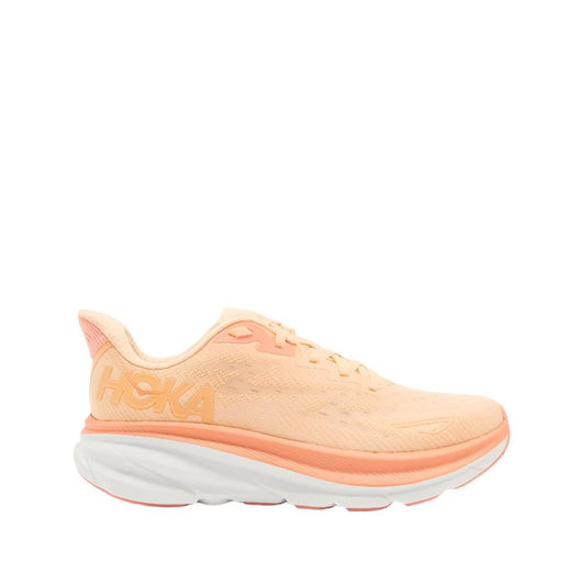 HOKA Women's Clifton 9 Running Shoes - Cantaloupe/White