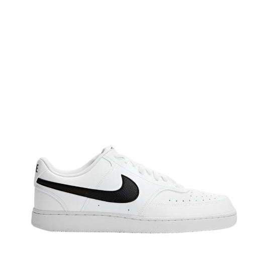 Nike Mens Court Vision Low Better Sneakers Shoes - White/Black