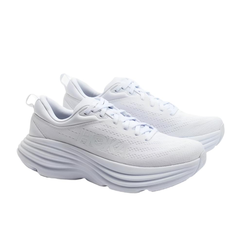 HOKA Women's Bondi 8 Running Shoes - White/White