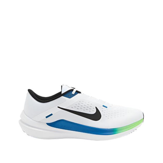 Nike Mens Air Winflo 10 Running Shoes - White/ Black/ Star Blue/ Green Strike