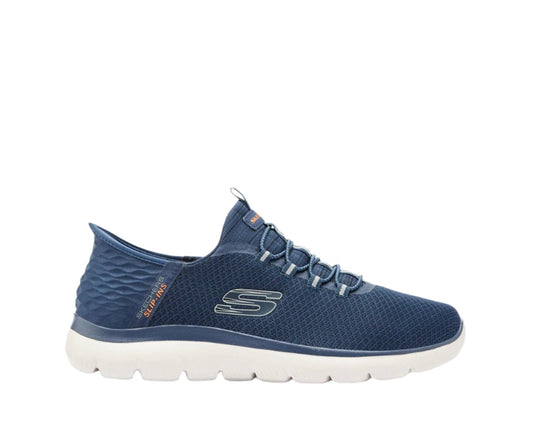 Skechers Mens Slip-Ins Summits High Range Sneakers - Navy