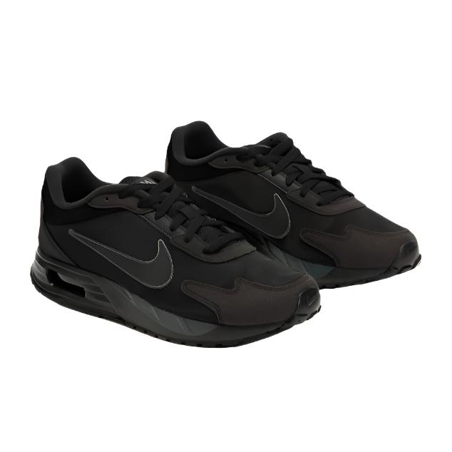 Nike Mens Air Max Solo Sneakers Shoes - LT Smoke Grey/ Obsidian/ White