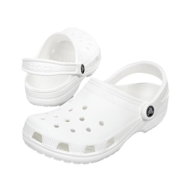 Crocs Unisex Classic Clogs - White