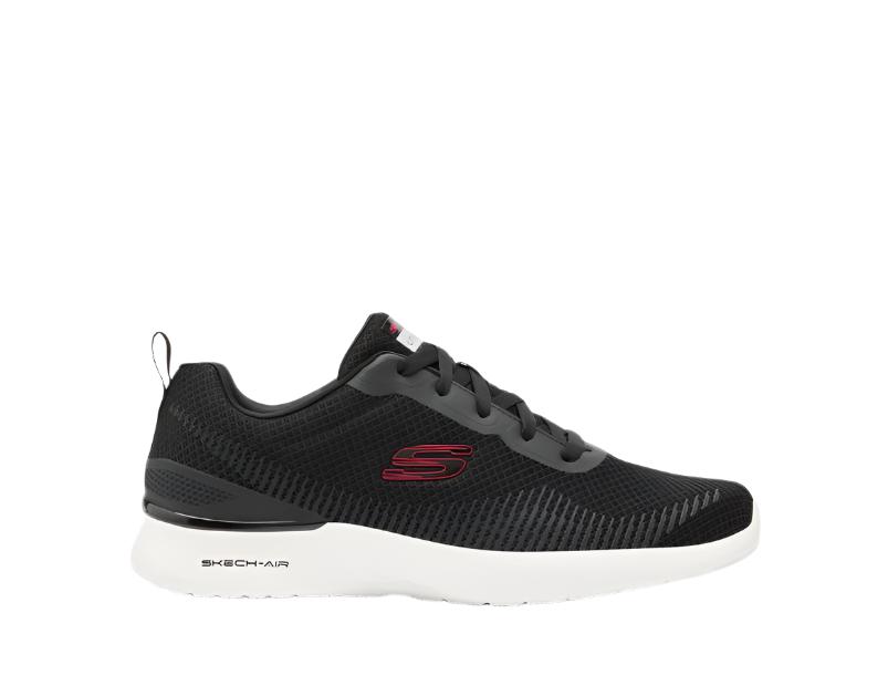 Skechers Mens Summits Fun Flair Sneakers - Black/Red