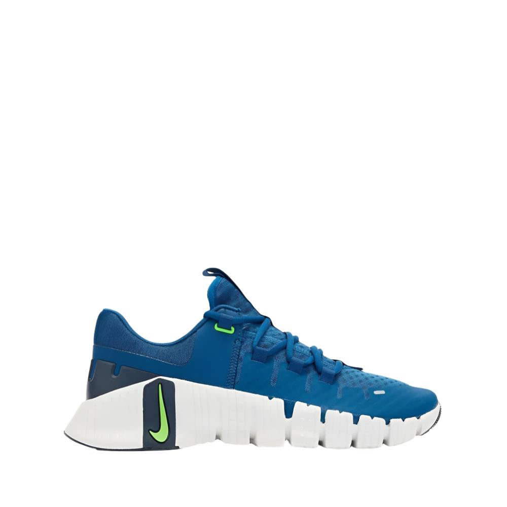 Nike Mens Nike Free Metcon 5 Training Shoes - Court Blue/ Green /Thunder Blue