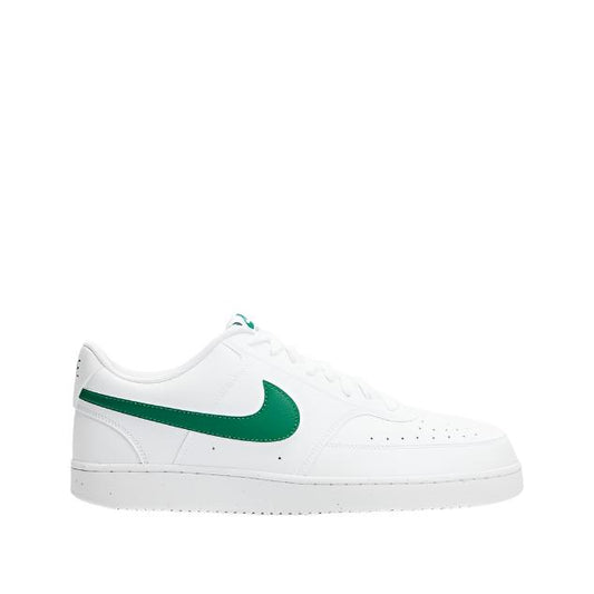 Nike Mens Nike Court Vision Low Next Nature Sneaker Shoes - White/Malachite White