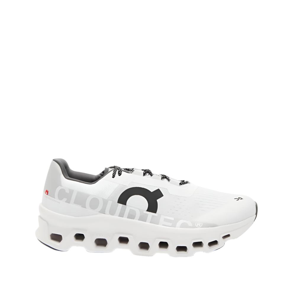 On Mens Cloudmonster 1 Running Shoes - All White