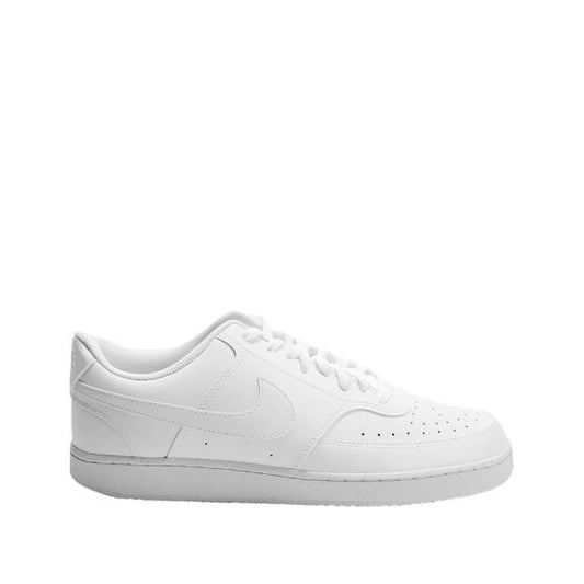 Nike Mens Court Vision Low Next Nature Sneakers Shoes - White/White/White