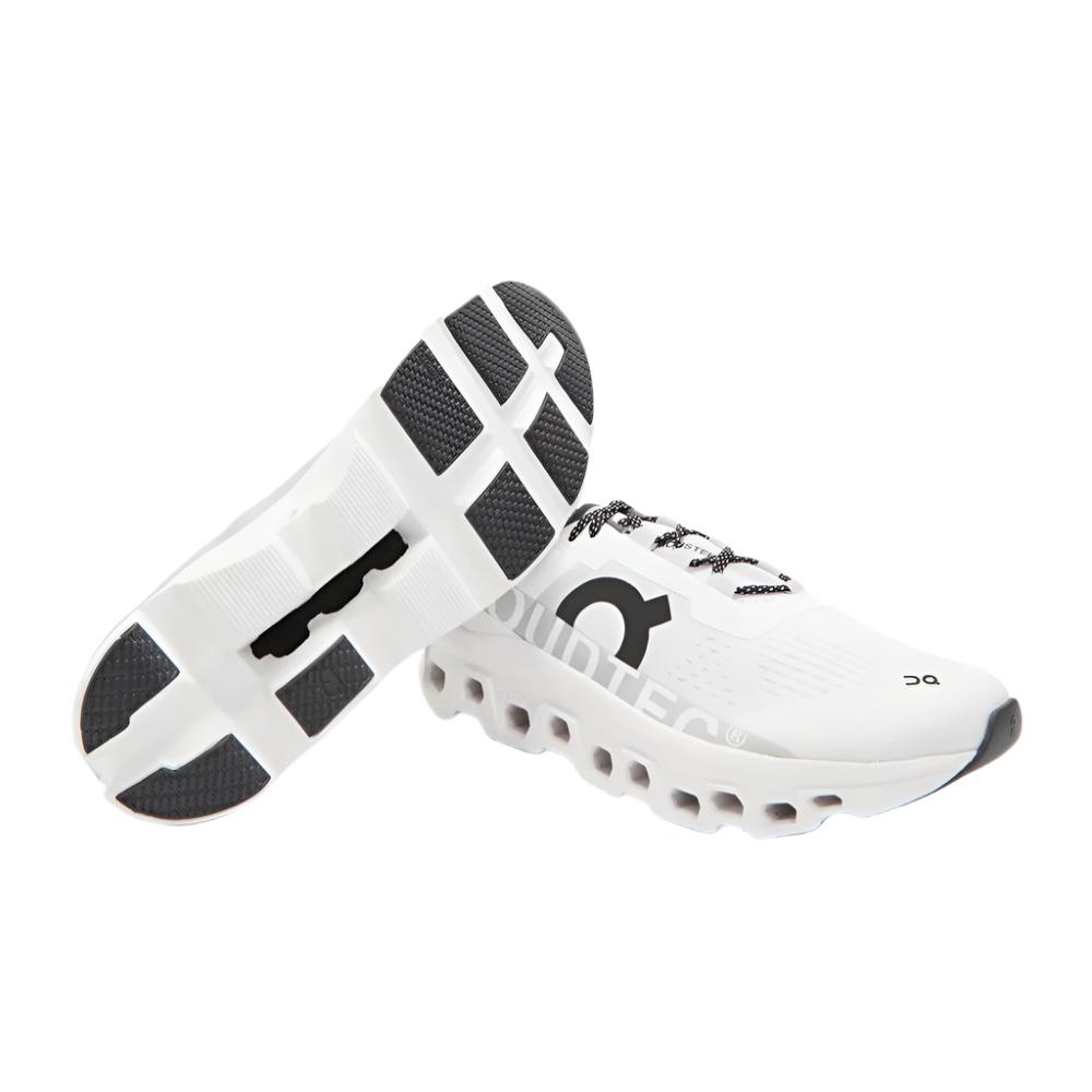 On Mens Cloudmonster 1 Running Shoes - All White