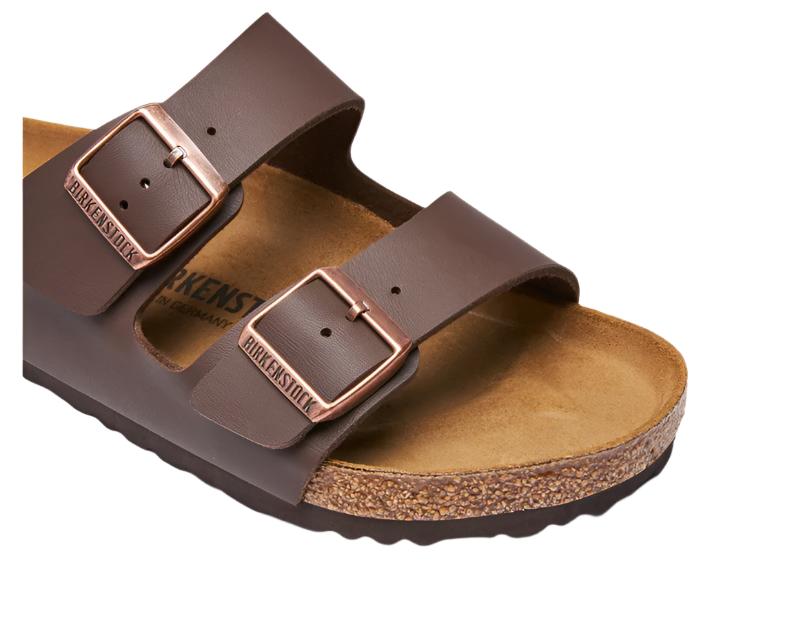 Birkenstock Unisex Arizona Narrow Fit Sandals - Dark Brown