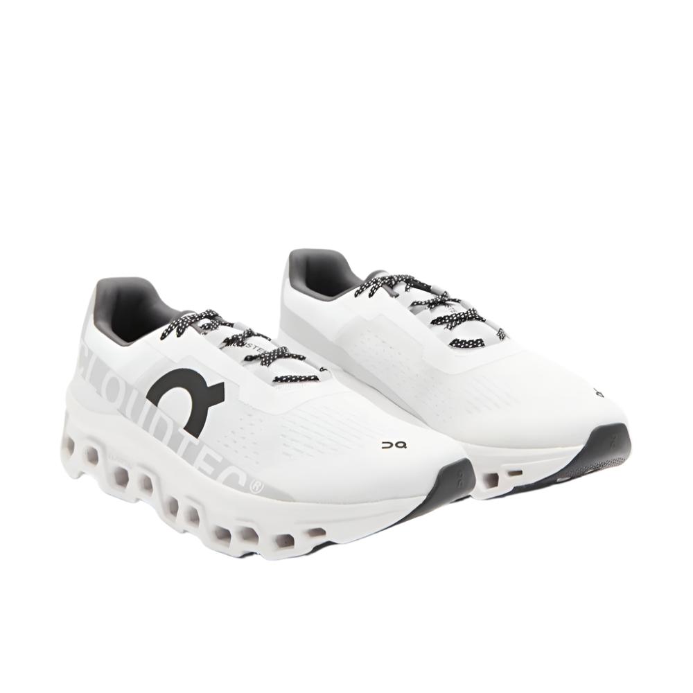 On Mens Cloudmonster 1 Running Shoes - All White