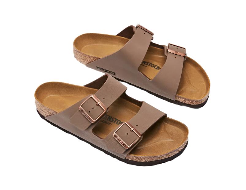 Birkenstock Unisex Arizona Regular Fit Sandals - Mocca