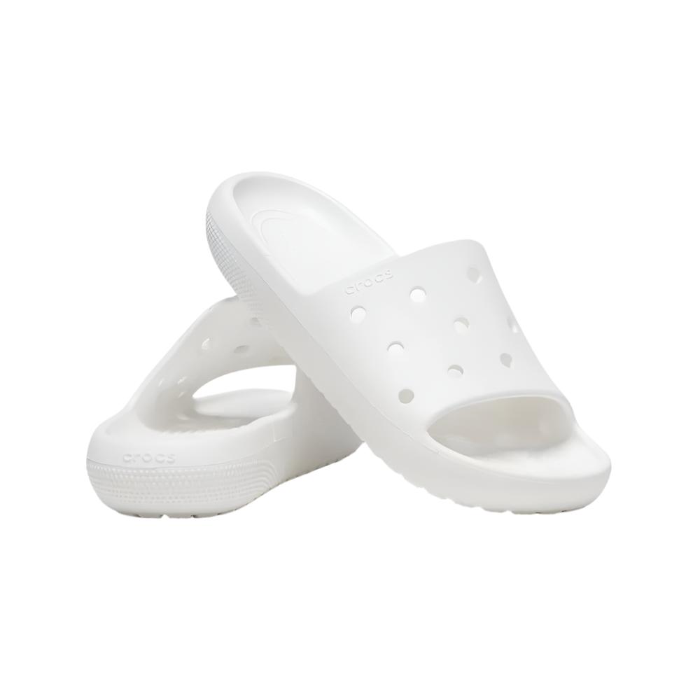 Crocs Unisex Classic Slides - White