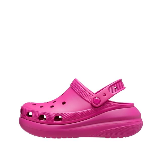 Crocs Unisex Classic Crush Clogs - Fuchsia Fun