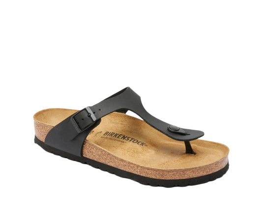 Birkenstock Unisex Gizeh Narrow Fit Sandals - Black