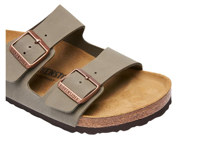 Birkenstock Unisex Arizona Regular Fit Sandals - Stone