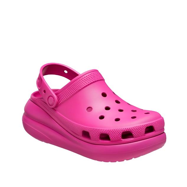 Crocs Unisex Classic Crush Clogs - Fuchsia Fun