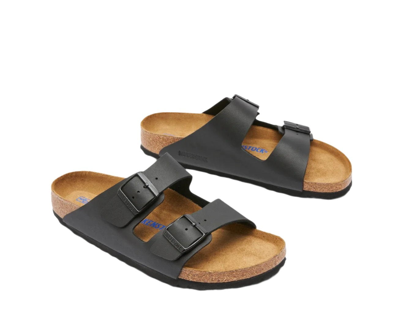 Birkenstock Unisex Arizona Regular Fit Soft Footbed Sandals - Black